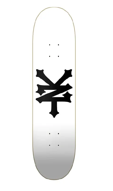 Skateboard Deck for Skateboarding Enthusiasts-Zoo York OG 95 Crackerjack Deck White/Black 8.1in